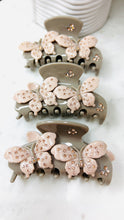 Load image into Gallery viewer, Rhinestone Butterfly Hair Claw Clip