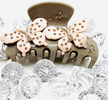 Load image into Gallery viewer, Rhinestone Butterfly Hair Claw Clip
